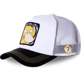 czapka-trucker-biala-i-czarna-psyduck-psy3-pokemon-od-capslab