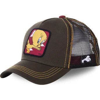 czapki-curva-zielony-snapback-tweety-looney-tunes-capslab