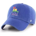 wyginieta-czapka-niebieska-z-regulacja-los-angeles-dodgers-mlb-clean-up-pride-47-brand