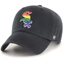 czarna-zakrzywiona-czapka-regulowana-chicago-white-sox-mlb-clean-up-pride-marki-47-brand
