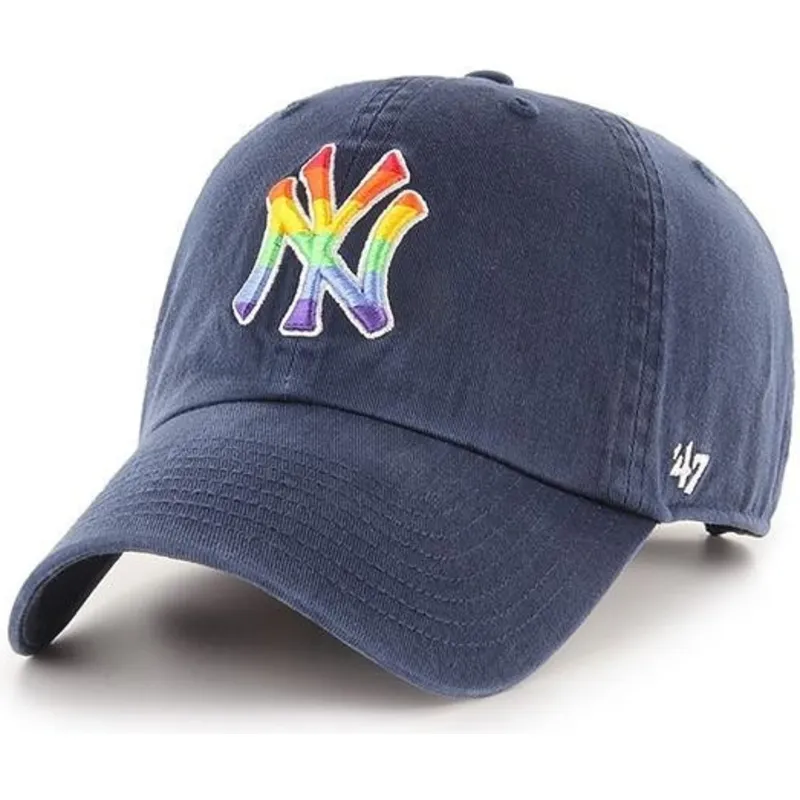 czapki-curva-granatowy-tasma-regulowana-new-york-yankees-mlb-47-brand