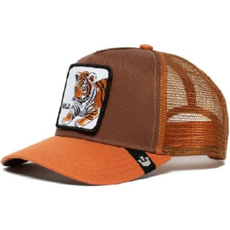 czapka-trucker-brazowa-dla-chlopca-tygrys-wild-tiger-od-goorin-bros