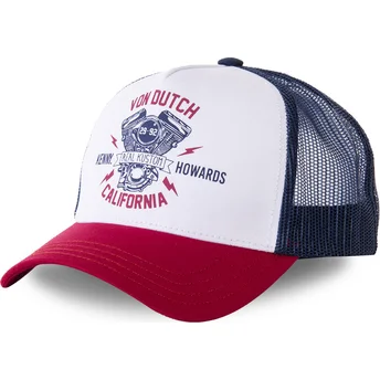 Czapki zakrzywiona biały snapback MOTBLU Von Dutch