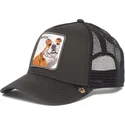 czarna-czapka-trucker-z-buldogiem-butch-od-goorin-bros