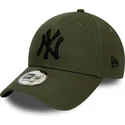 czapki-curva-zielony-tasma-regulowana-negro-9forty-league-essential-new-york-yankees-mlb-new-era