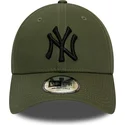 czapki-curva-zielony-tasma-regulowana-negro-9forty-league-essential-new-york-yankees-mlb-new-era