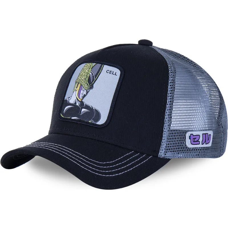 czapki-curva-czarny-snapback-cell-dragon-ball-capslab czapki-curva-czarny-snapback-cell-dragon-ball-capslab