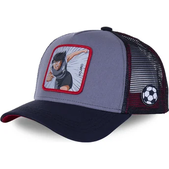 czapka-trucker-szara-i-czarna-mark-lenders-hyu-campeones-oliver-i-benji-od-capslab