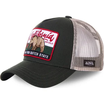 Czapka trucker zielona i szara California CAL1 NEW Von Dutch