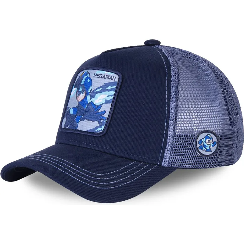 czapki-curva-niebieski-snapback-mega-man-mega-man-capslab