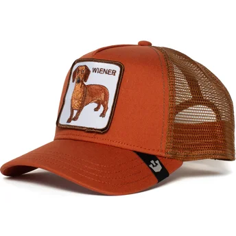 czapki-curva-brazowy-snapback-the-farm-de-goorin-bros