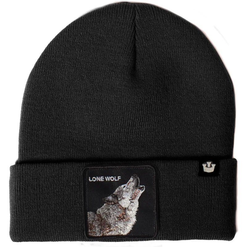czarna-czapka-z-wilkiem-wolf-man-od-goorin-bros