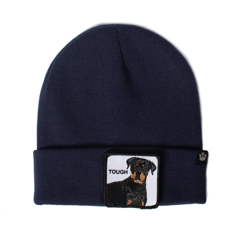 gorro-granatowy-pies-rottweiler-tough-dog-od-goorin-bros
