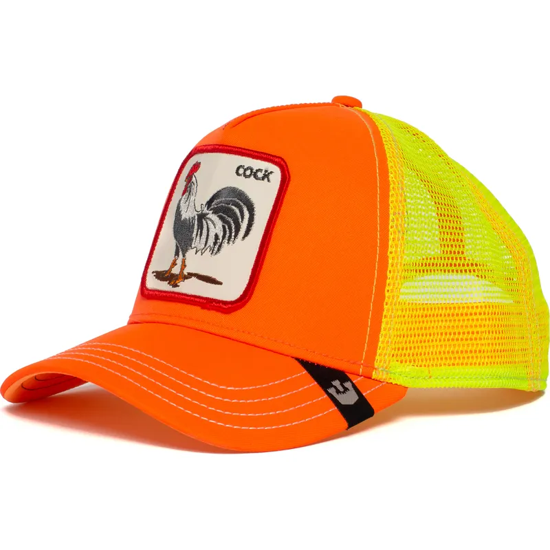 czapka-trucker-pomaranczowo-zolta-kogut-electric-tamale-od-goorin-bros