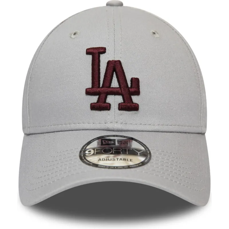 szara-zakrzywiona-czapka-z-regulacja-i-bordowym-logo-9forty-essential-los-angeles-dodgers-mlb-marki-new-era