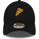 czarna-zakrzywiona-regulowana-czapka-9twenty-pizza-od-new-era