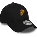 czarna-zakrzywiona-regulowana-czapka-9twenty-pizza-od-new-era
