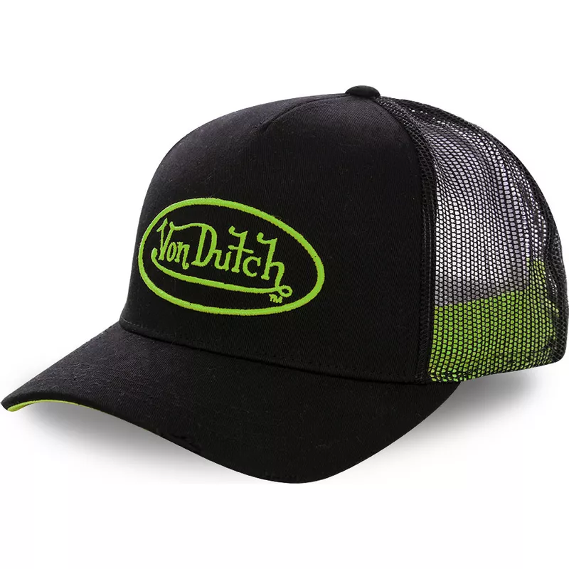 czapka-trucker-czarna-z-logo-zielona-neo-gre-von-dutch