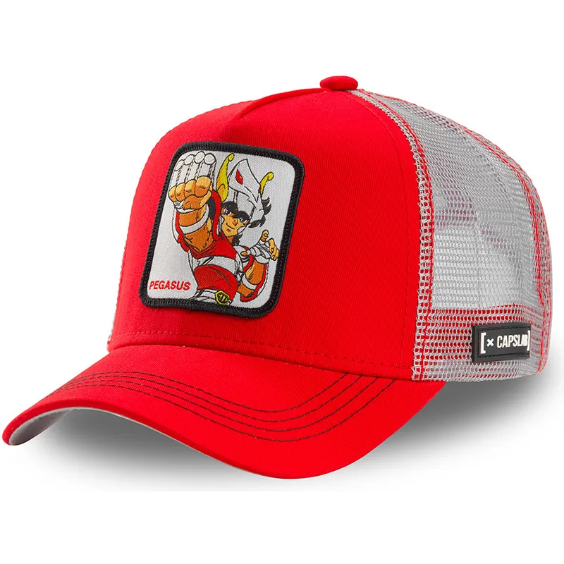 czapki-curva-czerwony-snapback-seiya-seiya-pegaza-saint-seiya-rycerze-zodiaku-capslab
