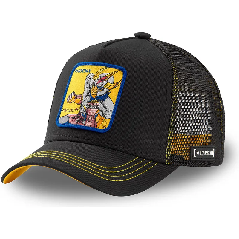 czarna-czapka-trucker-ikki-de-fenix-pho3-saint-seiya-rycerze-zodiaku-od-capslab