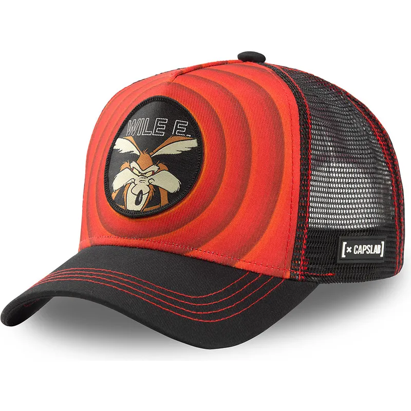 czapki-curva-czerwony-snapback-kojot-looney-tunes-capslab