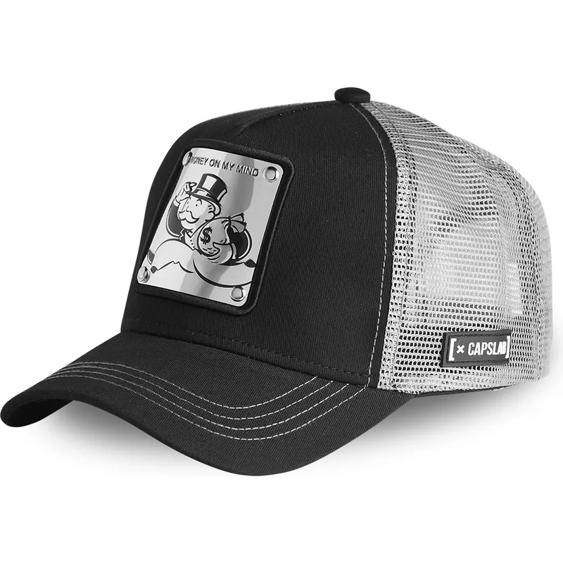 czapki-curva-czarny-snapback-rich-uncly-pennybags-monopoly-capslab