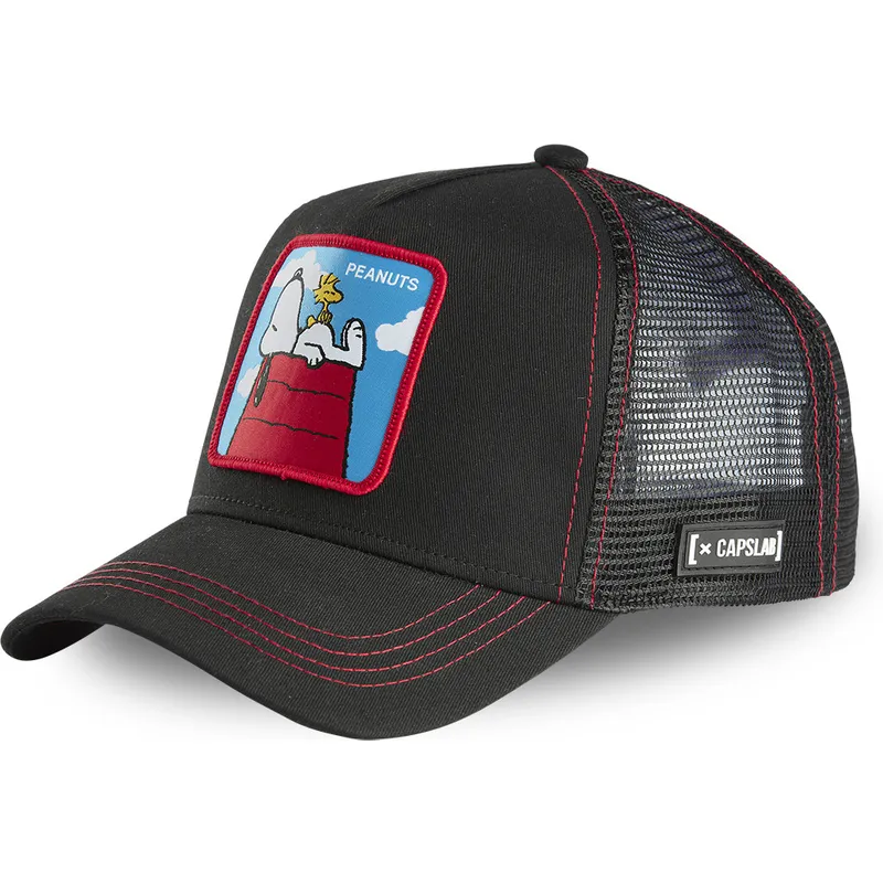czarna-czapka-trucker-casa-snoopy-i-emilio-pcl-peanuts-od-capslab