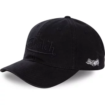 Wyginięta czapka czarna z regulacją FORESTN Von Dutch