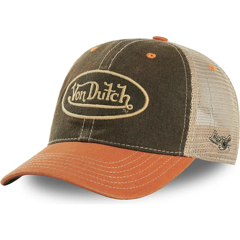 czapka-trucker-zielono-pomaranczowa-mac3-von-dutch