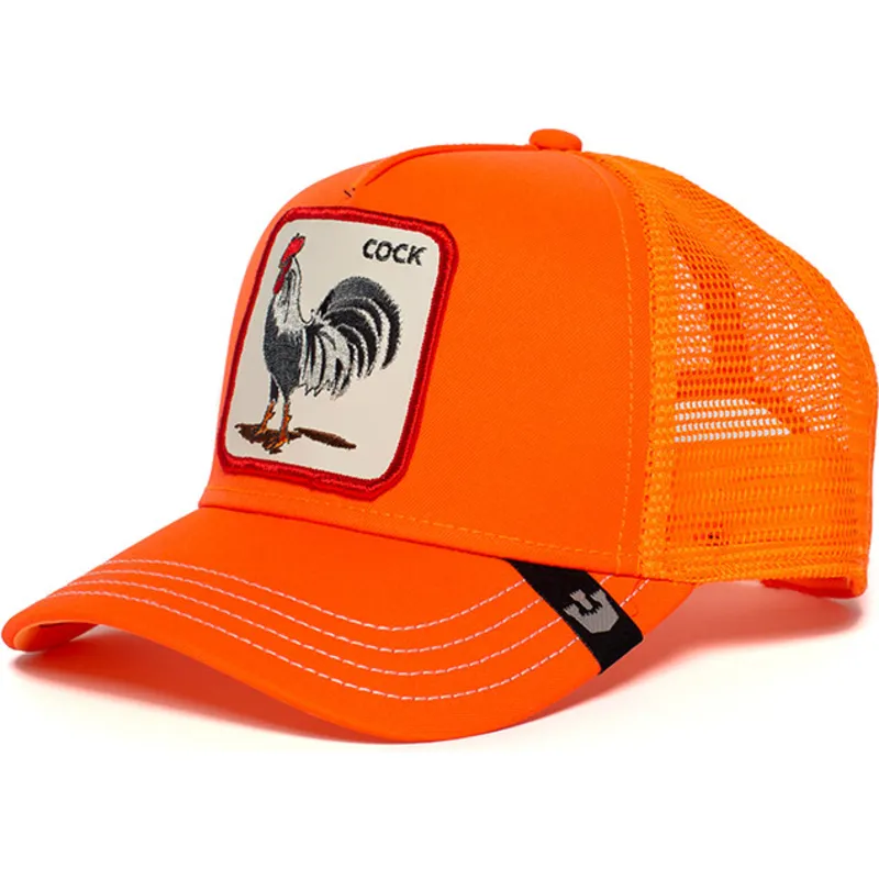 czapki-curva-pomaranczowy-snapback-the-farm-de-goorin-bros