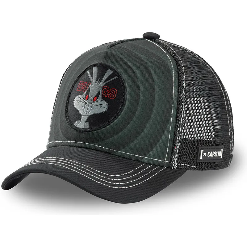 czarna-czapka-trucker-bugs-bunny-bullseye-color-rings-loo-bug2-looney-tunes-od-capslab