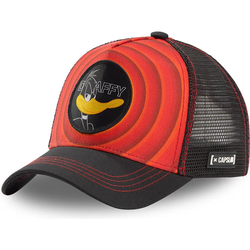 czapki-curva-czerwony-snapback-kaczor-daffy-looney-tunes-capslab