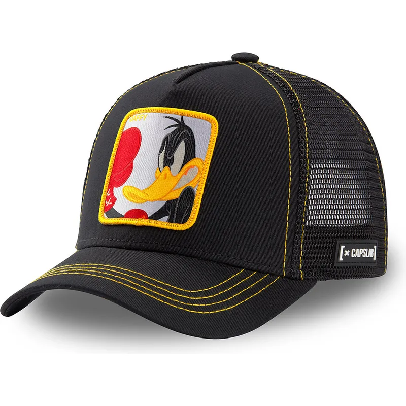 czapki-curva-czarny-snapback-kaczor-daffy-looney-tunes-capslab czapki-curva-czarny-snapback-kaczor-daffy-looney-tunes-capslab