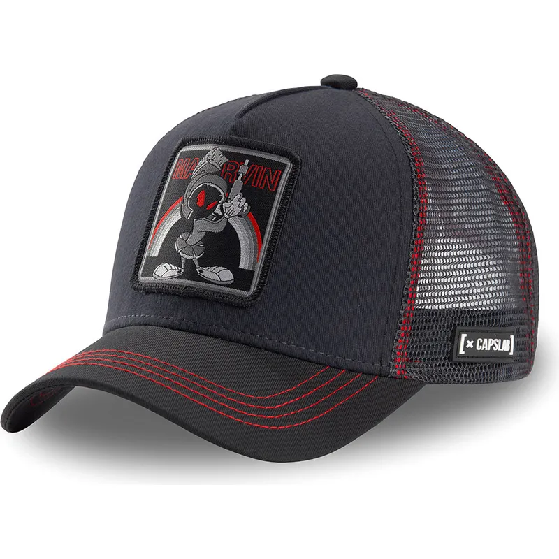 czarna-czapka-trucker-marvin-kosmita-loo-mar2-looney-tunes-od-capslab