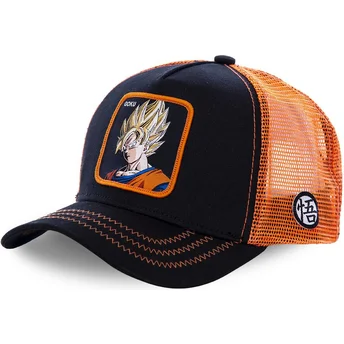czapka-trucker-czarna-i-pomaranczowa-dla-chlopca-son-goku-super-saiyan-kidgo3-dragon-ball-od-capslab