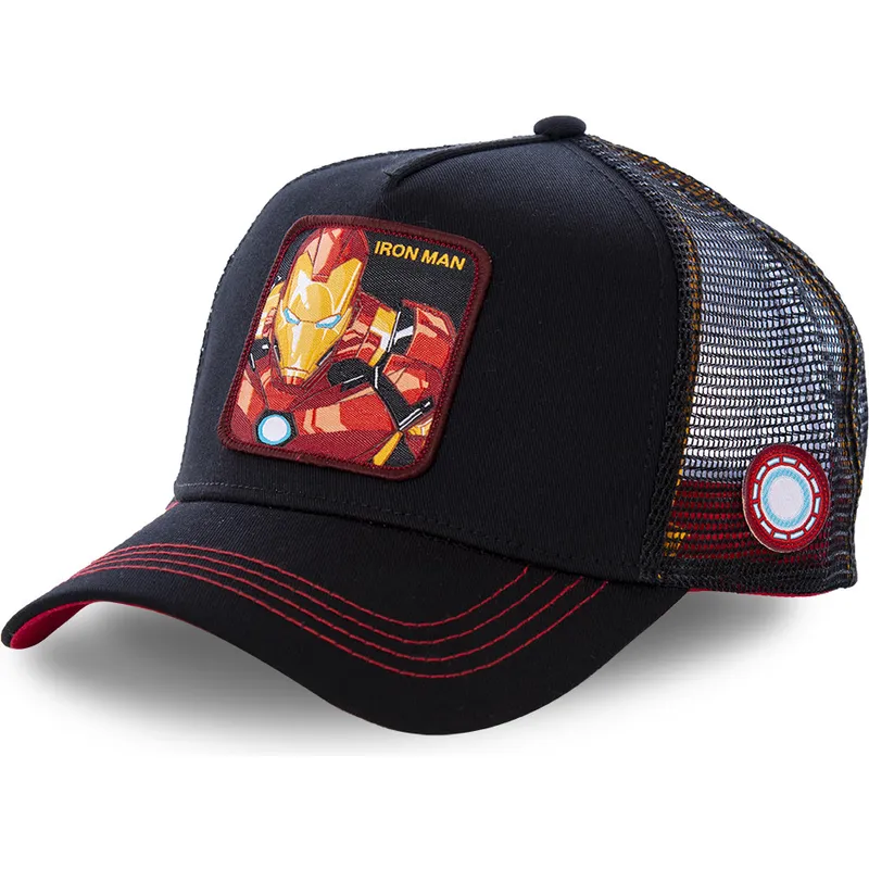 czapki-curva-czarny-snapback-dla-dziecka-iron-man-marvel-comics-capslab
