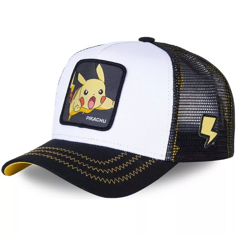 czapka-trucker-biala-i-czarna-dla-dziecka-pikachu-kidpik5-pokemon-capslab