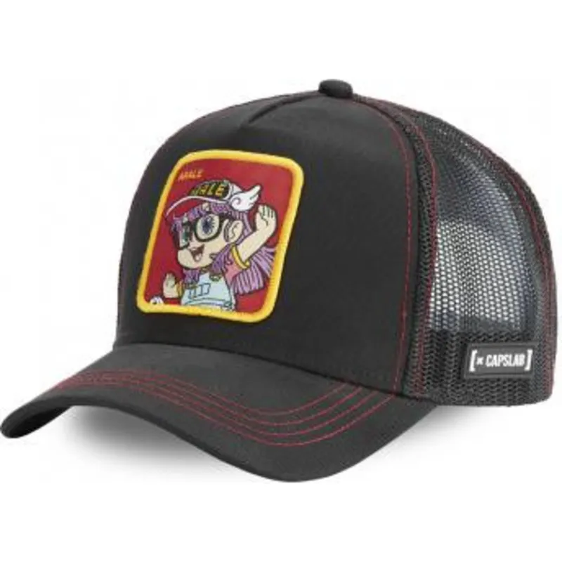 czapki-curva-czarny-snapback-arale-norimaki-dr-slump-capslab czapki-curva-czarny-snapback-arale-norimaki-dr-slump-capslab