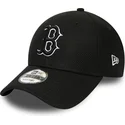 czapki-curva-czarny-tasma-regulowana-9forty-diamond-era-essential-boston-red-sox-mlb-new-era