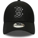 czarna-zakrzywiona-czapka-regulowana-9forty-diamond-era-essential-boston-red-sox-mlb-od-new-era