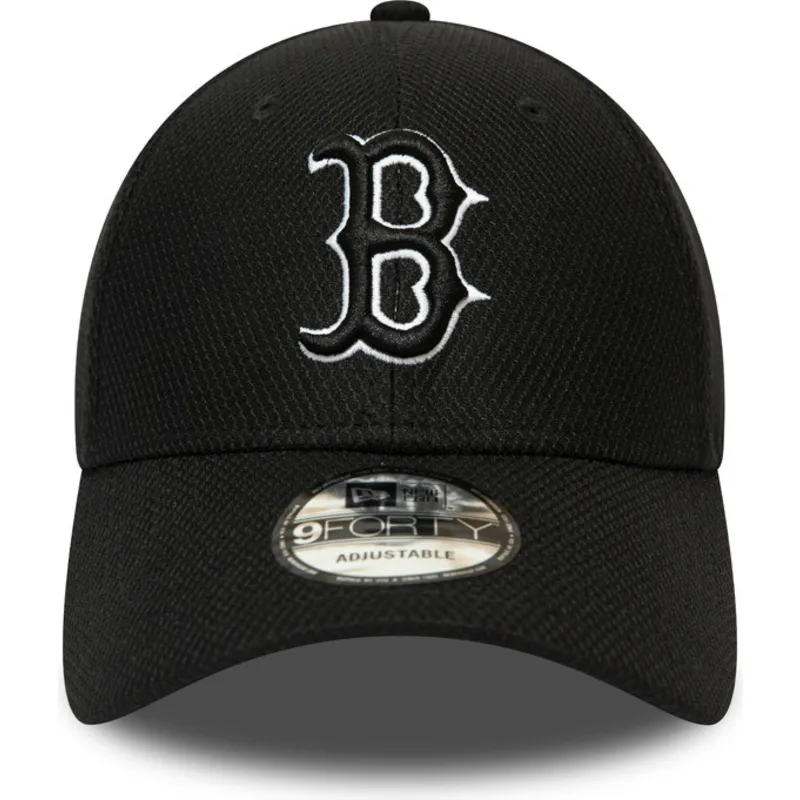 czarna-zakrzywiona-czapka-regulowana-9forty-diamond-era-essential-boston-red-sox-mlb-od-new-era