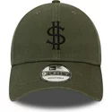 wyginieta-czapka-zielona-z-regulacja-9forty-dollar-pack-new-era