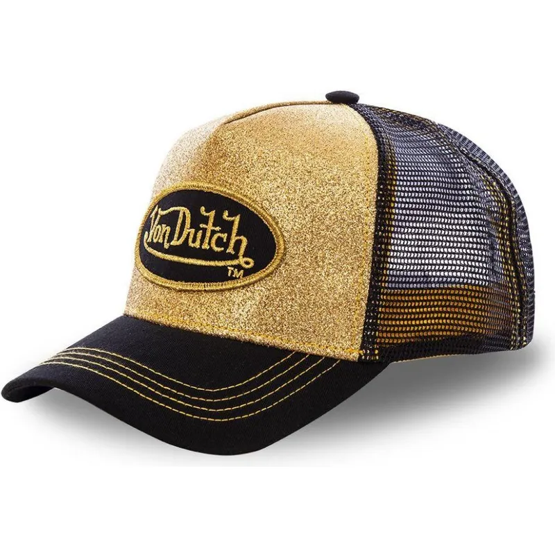czapki-curva-zolty-snapback-von-dutch