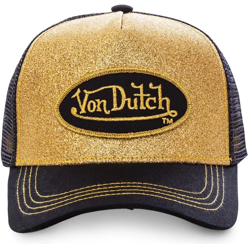 czapki-curva-zolty-snapback-von-dutch