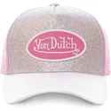 czapka-trucker-srebrno-rozowa-sil-od-von-dutch