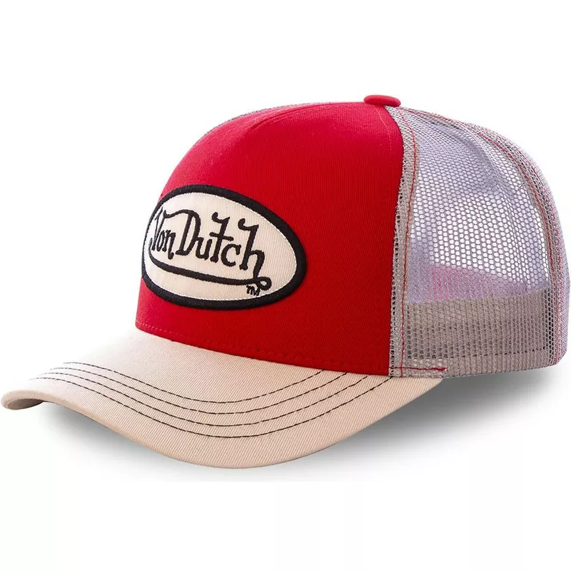 czapka-trucker-czerwona-i-khaki-colred-von-dutch