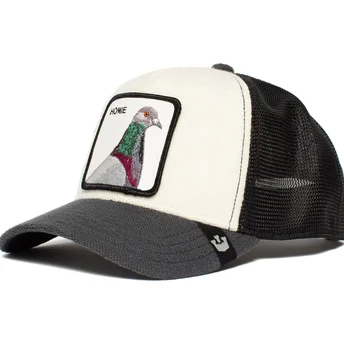 biala-szara-i-czarna-czapka-trucker-z-golebiem-homie-pigeon-od-goorin-bros