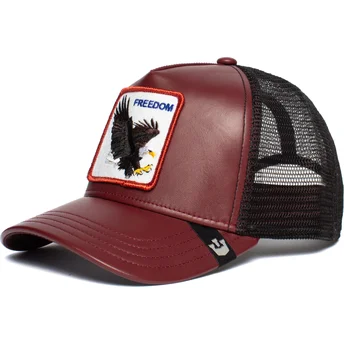 czapki-curva-czerwony-snapback-the-farm-de-goorin-bros
