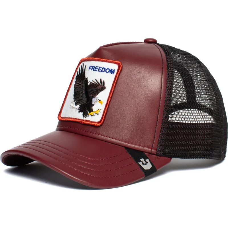 czapki-curva-czerwony-snapback-the-farm-de-goorin-bros