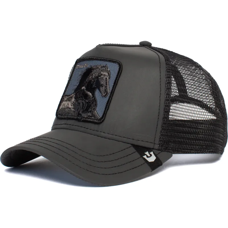 czapki-curva-czarny-snapback-the-farm-de-goorin-bros